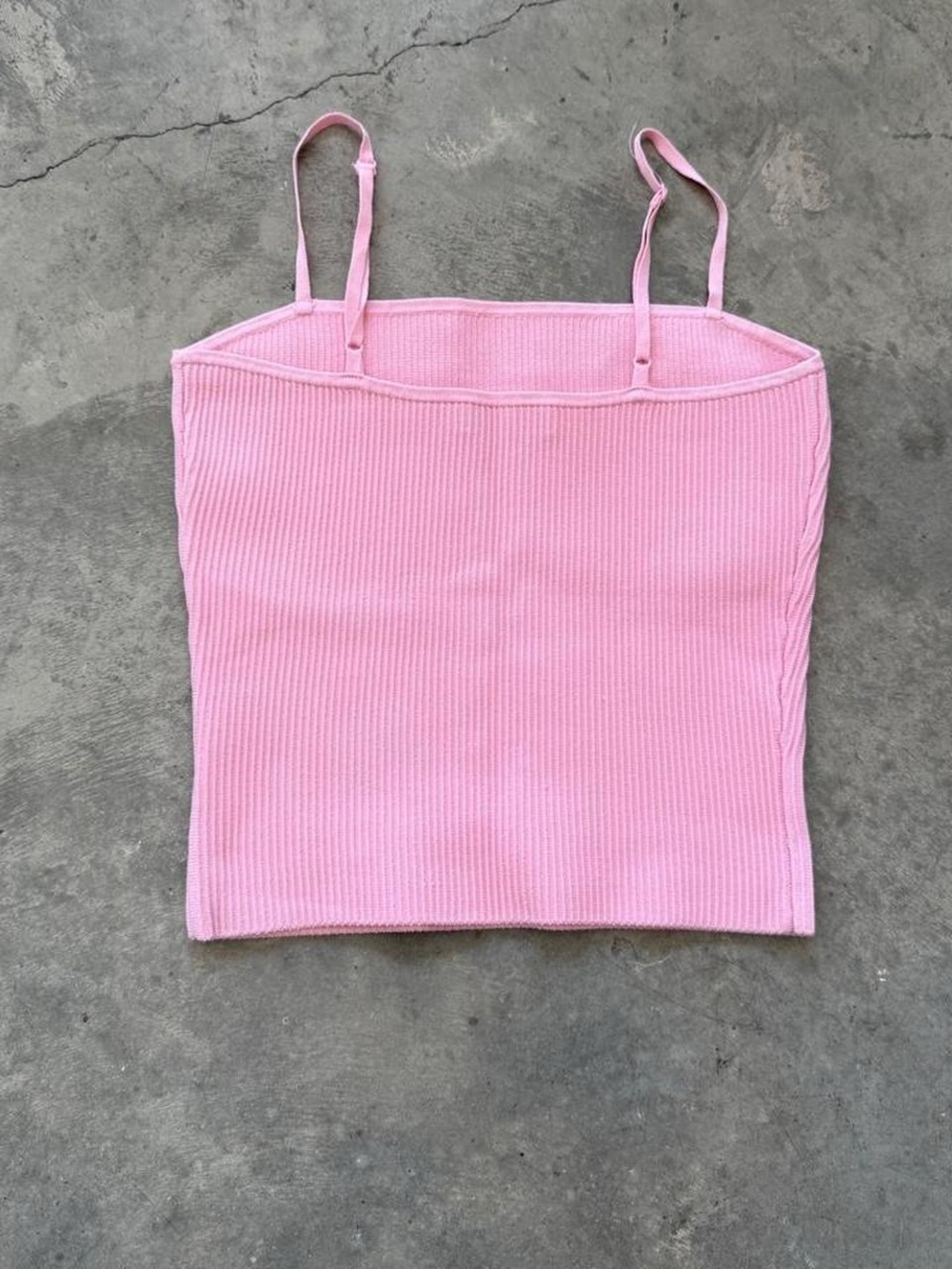 Babaton Pink Ribbed Camisole Tank - Picture 4 of 7